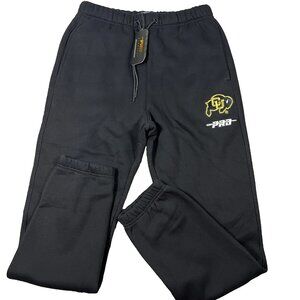 Pro Standard Mens Large Black Colorado Buffaloes Training Jogger Sweatpants NWT